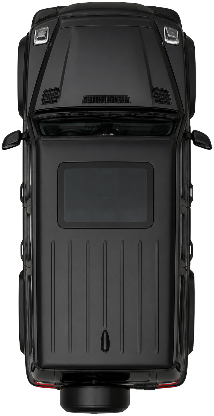 Matte black luxury off-roader